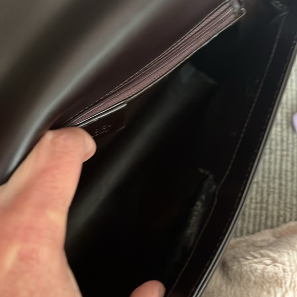 Gucci brown clutch ( needs handles ) - Picture 8 of 17